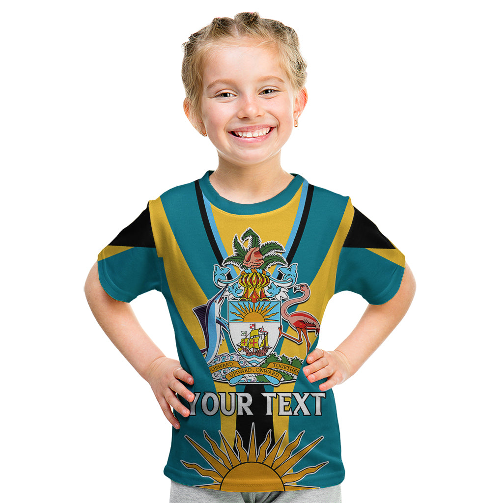 Custom Bahamas Atlantis Kid T Shirt Independence Day - Wonder Print Shop