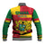 Ghana Baseball Jacket Republic Day - African Kitenge Style LT9 - Wonder Print Shop