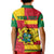 Custom Ghana Kid Polo Shirt Republic Day - African Kitenge Style - Wonder Print Shop