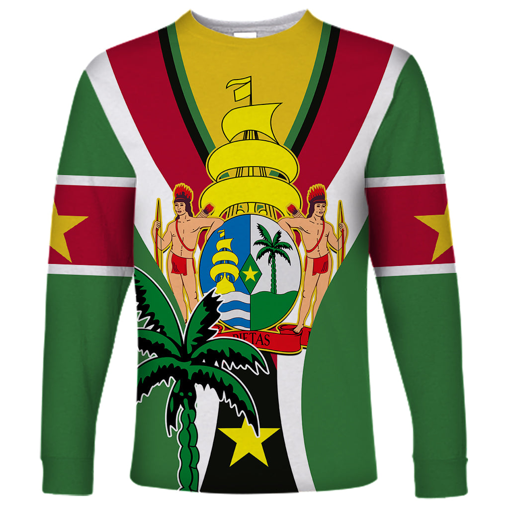 Suriname Long Sleeve Shirt Emancipation Day - Wonder Print Shop