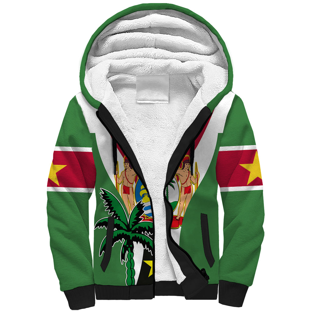 Suriname Sherpa Hoodie Emancipation Day - Wonder Print Shop