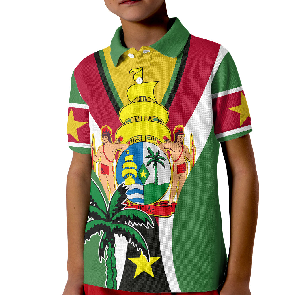 Custom Suriname Kid Polo Shirt Emancipation Day - Wonder Print Shop