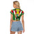 Custom Suriname Raglan Cropped T Shirt Emancipation Day - Wonder Print Shop