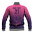 Custom Germany Football Baseball Jacket Glowing Pink Line LT9 - Wonder Print Shop