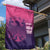 Custom Germany Football Garden Flag Glowing Pink Line - Wonder Print Shop