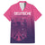 Custom Germany Football Hawaiian Shirt Glowing Pink Line - Wonder Print Shop