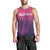 Custom Germany Football Men Tank Top Glowing Pink Line - Wonder Print Shop