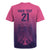 Custom Germany Football Rugby Jersey Glowing Pink Line