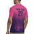 Custom Germany Football Rugby Jersey Glowing Pink Line