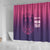 Custom Germany Football Shower Curtain Glowing Pink Line