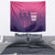 Custom Germany Football Tapestry Glowing Pink Line