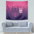 Custom Germany Football Tapestry Glowing Pink Line