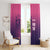 Custom Germany Football Window Curtain Glowing Pink Line