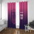 Custom Germany Football Window Curtain Glowing Pink Line