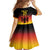 Custom Germany Football Family Matching Long Sleeve Bodycon Dress and Hawaiian Shirt Special Black Eagle Flag Style LT9 - Wonder Print Shop