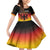 Custom Germany Football Family Matching Mermaid Dress and Hawaiian Shirt Special Black Eagle Flag Style LT9 - Wonder Print Shop