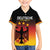 Custom Germany Football Family Matching Puletasi and Hawaiian Shirt Special Black Eagle Flag Style - Wonder Print Shop