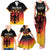 Custom Germany Football Family Matching Tank Maxi Dress and Hawaiian Shirt Special Black Eagle Flag Style - Wonder Print Shop