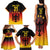 Custom Germany Football Family Matching Tank Maxi Dress and Hawaiian Shirt Special Black Eagle Flag Style - Wonder Print Shop