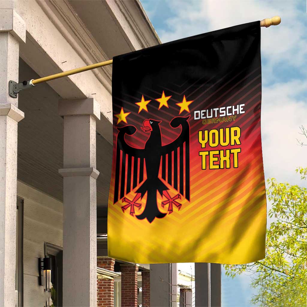 Custom Germany Football Garden Flag Special Black Eagle Flag Style - Wonder Print Shop