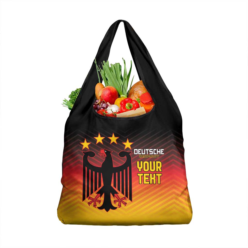 Custom Germany Football Grocery Bag Special Black Eagle Flag Style