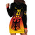 Custom Germany Football Hoodie Dress Special Black Eagle Flag Style - Wonder Print Shop