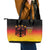 Custom Germany Football Leather Tote Bag Special Black Eagle Flag Style - Wonder Print Shop