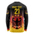 Custom Germany Football Long Sleeve Shirt Special Black Eagle Flag Style - Wonder Print Shop