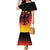 Custom Germany Football Mermaid Dress Special Black Eagle Flag Style - Wonder Print Shop