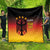 Custom Germany Football Quilt Special Black Eagle Flag Style