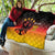 Custom Germany Football Quilt Special Black Eagle Flag Style