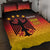 Custom Germany Football Quilt Bed Set Special Black Eagle Flag Style