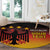 Custom Germany Football Round Carpet Special Black Eagle Flag Style