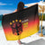 Custom Germany Football Sarong Special Black Eagle Flag Style