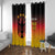 Custom Germany Football Window Curtain Special Black Eagle Flag Style