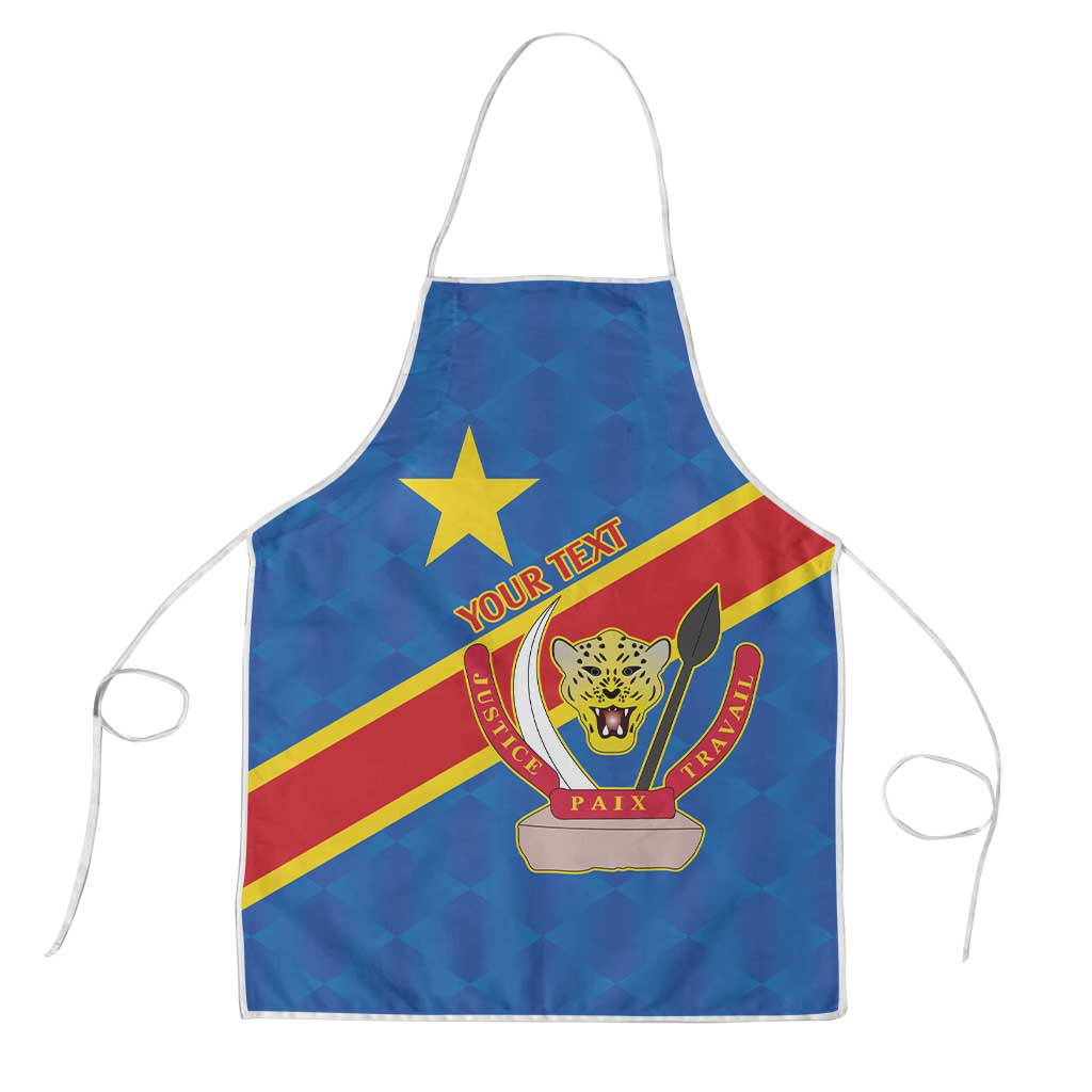 Africa DR of the Congo Personalized Apron Flag Style