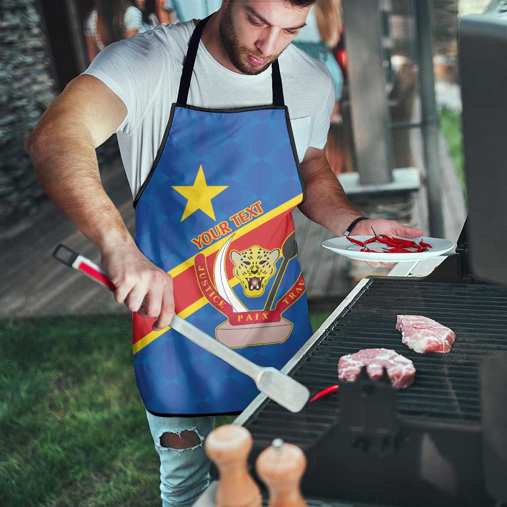 Africa DR of the Congo Personalized Apron Flag Style