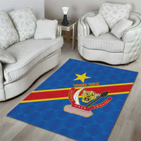 Democratic Republic of the Congo Personalized Area Rug Flag Style - Wonder Print Shop