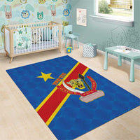 Democratic Republic of the Congo Personalized Area Rug Flag Style - Wonder Print Shop