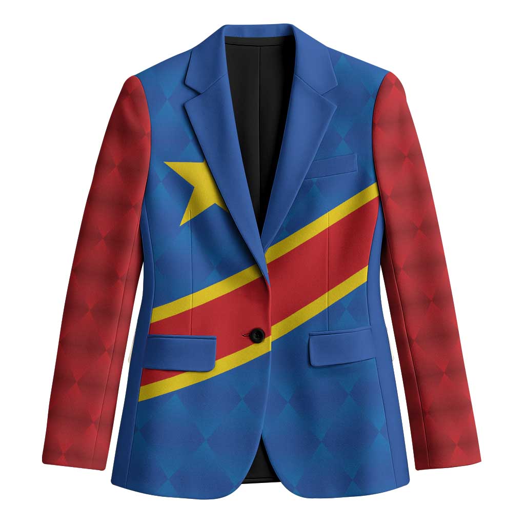 Africa DR of the Congo Personalized Blazer Flag Style