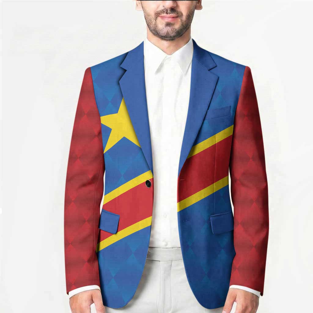 Africa DR of the Congo Personalized Blazer Flag Style
