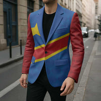 Africa DR of the Congo Personalized Blazer Flag Style
