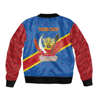 Democratic Republic of the Congo Personalized Bomber Jacket Flag Style - Wonder Print Shop