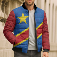 Africa DR of the Congo Personalized Bomber Puffer Jacket Flag Style