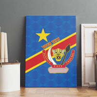 Democratic Republic of the Congo Personalized Canvas Wall Art Flag Style - Wonder Print Shop