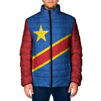 Africa DR of the Congo Personalized Padded Jacket Flag Style