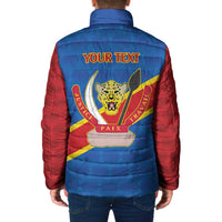 Africa DR of the Congo Personalized Padded Jacket Flag Style