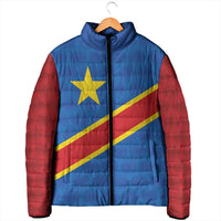 Africa DR of the Congo Personalized Padded Jacket Flag Style