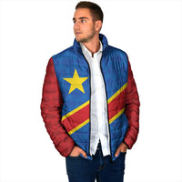Africa DR of the Congo Personalized Padded Jacket Flag Style