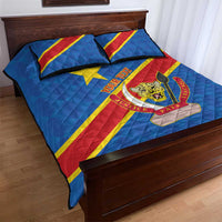 Democratic Republic of the Congo Personalized Quilt Bed Set Flag Style - Wonder Print Shop